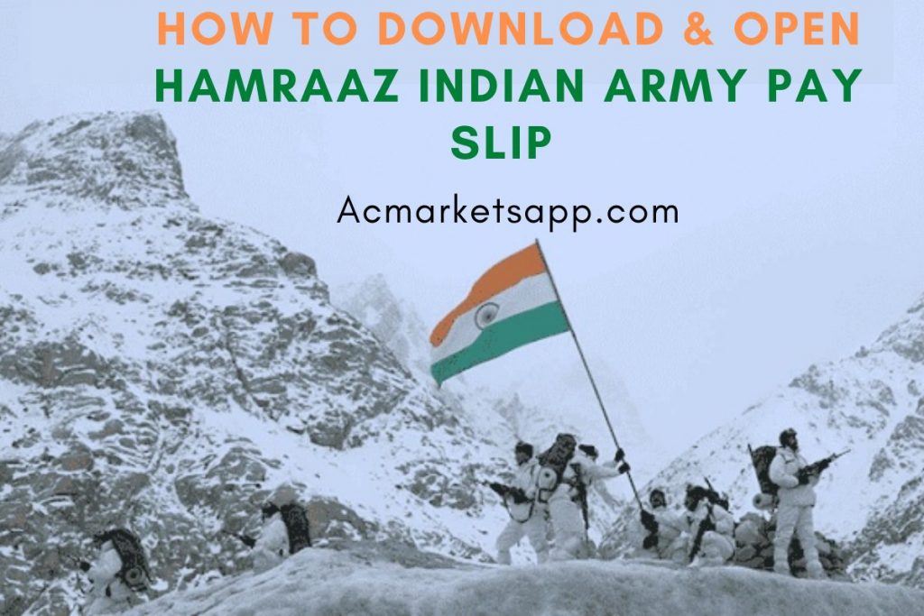 Indian Army Pay Slip Hamraaz app